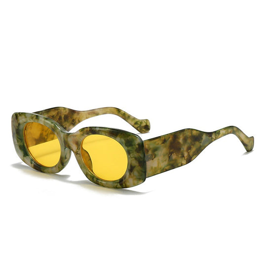 Retro Square Frame UV Protection Sunglasses