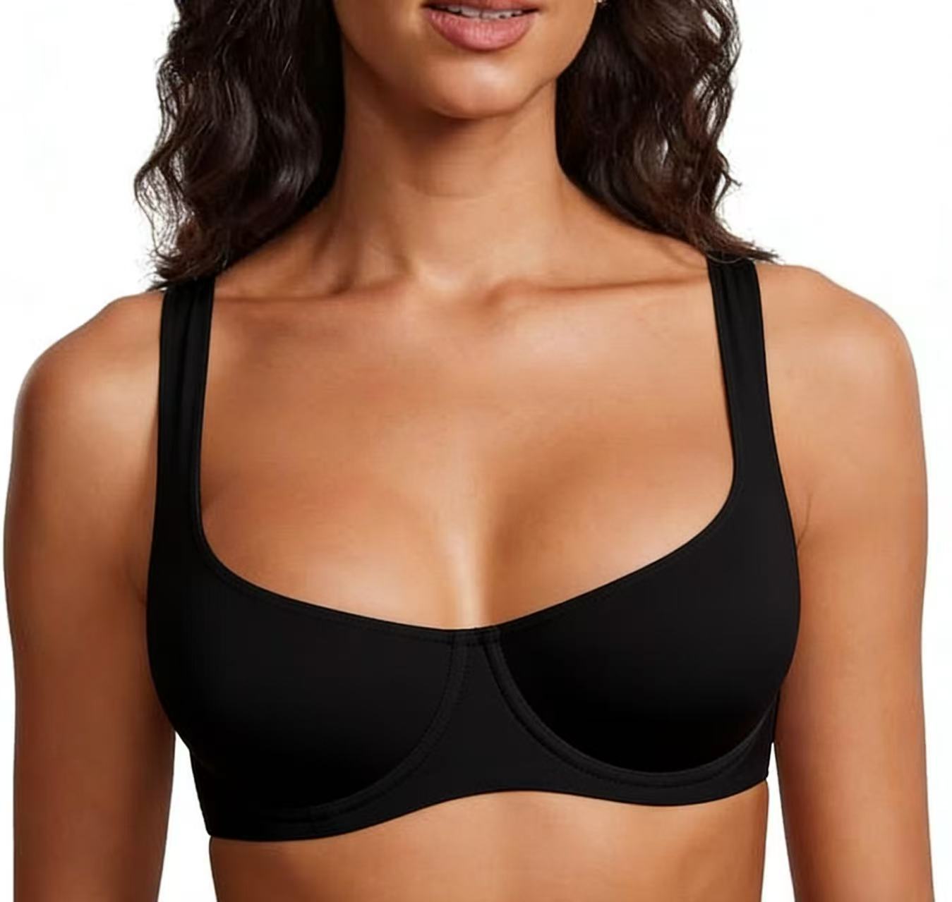 Women’s Plus Size Unlined Underwire Support Bra