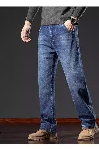 Men’s Stretch Loose Wide-Leg Casual Pants