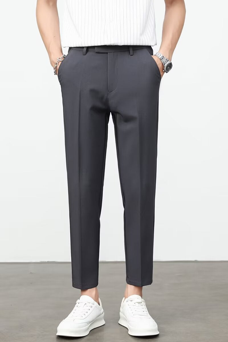 Men’s British Style Business Casual Trousers