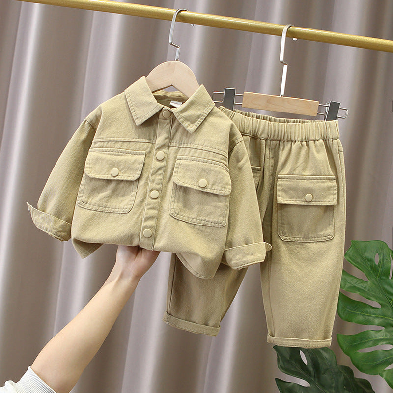 Boys’ Jacket & Trousers Two-Piece Set