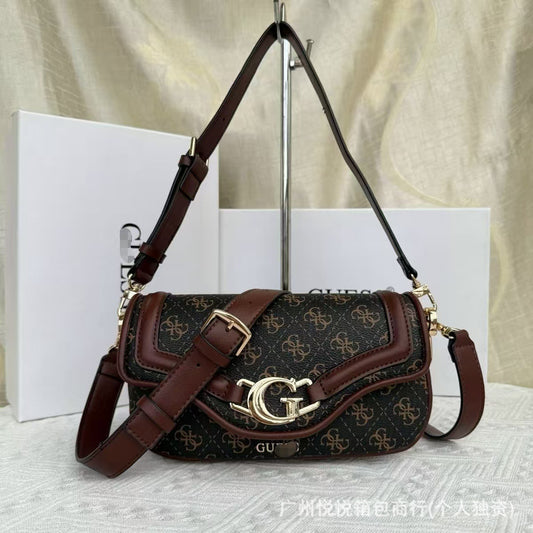 Women’s Printed Patchwork Crossbody Handbag