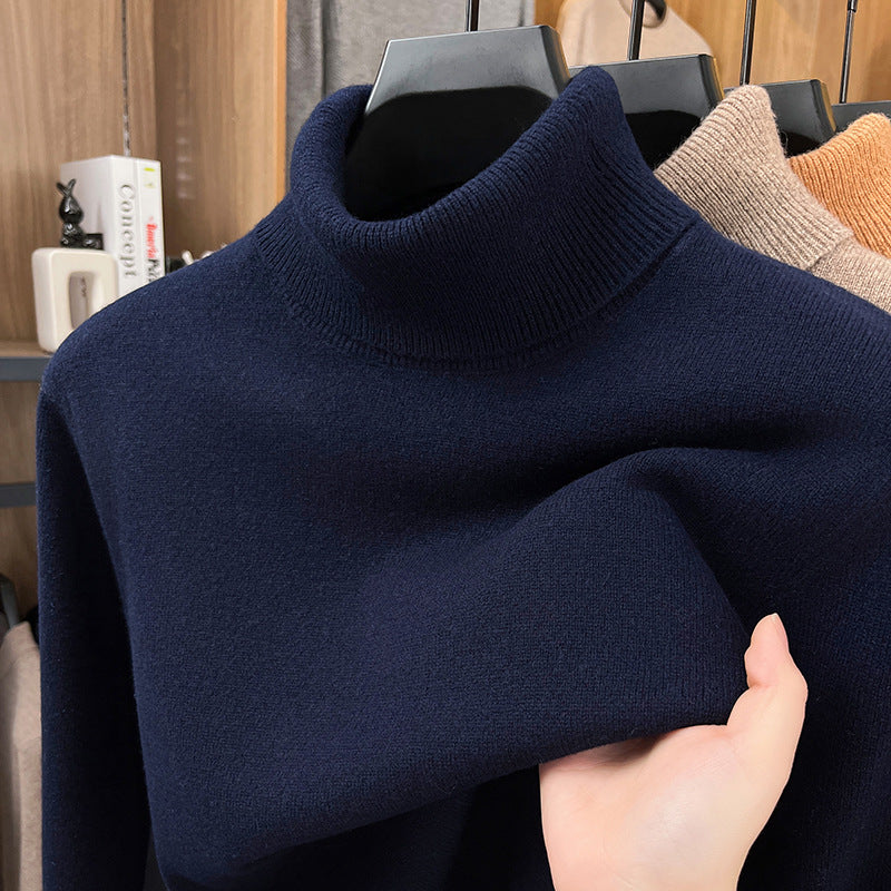 Men’s Wool Thick Turtleneck Sweater