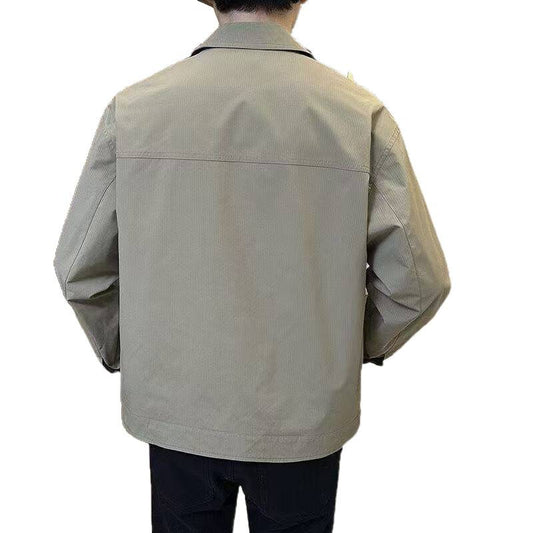 Men’s Casual Lapel Cargo Jacket