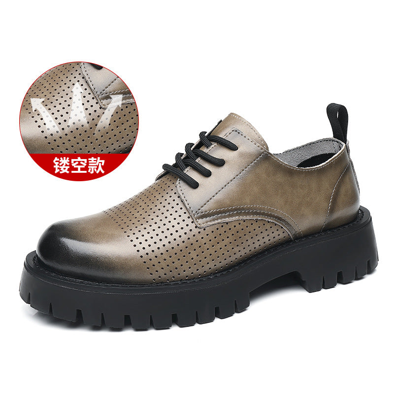 Men’s British-Style Thick-Sole Martin Boots