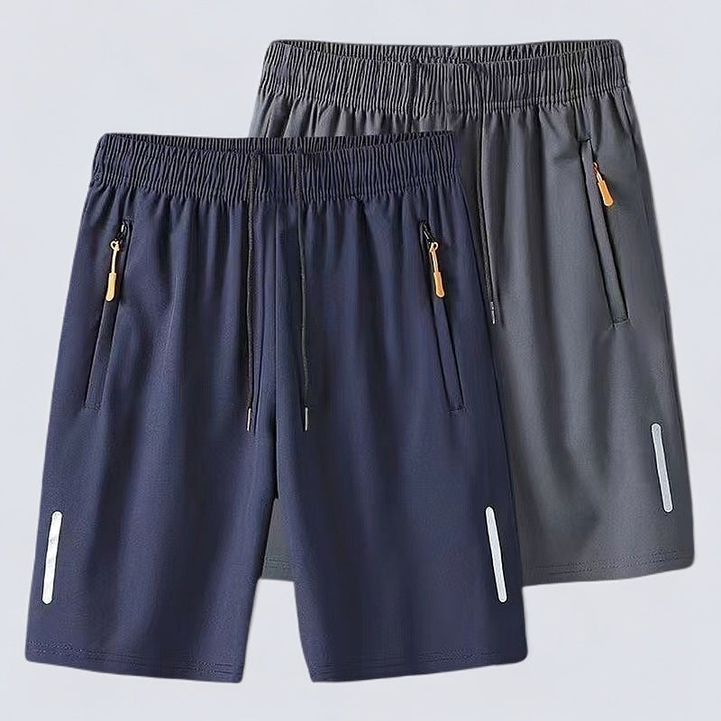 Men’s Ice Silk Quick-Dry Sports Shorts