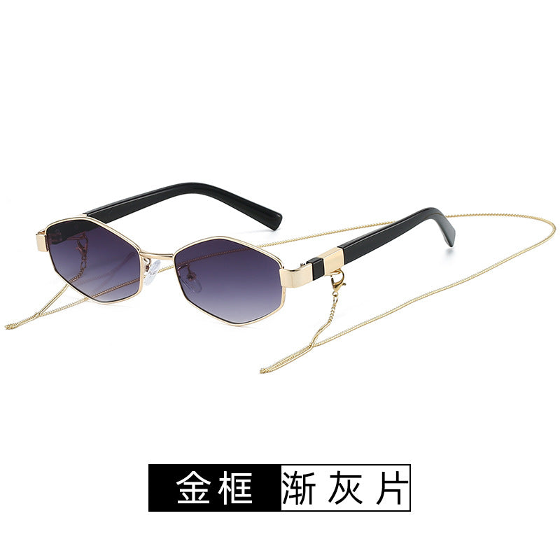 Women’s Polygonal Metal Fashion Sunglasses