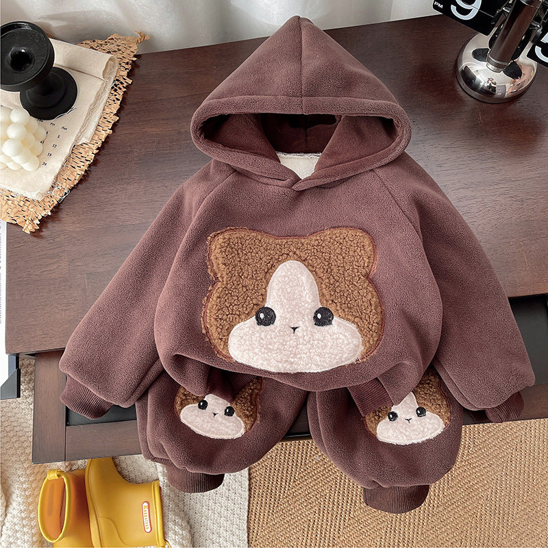 Kids’ Fleece Hooded 2-Piece Set