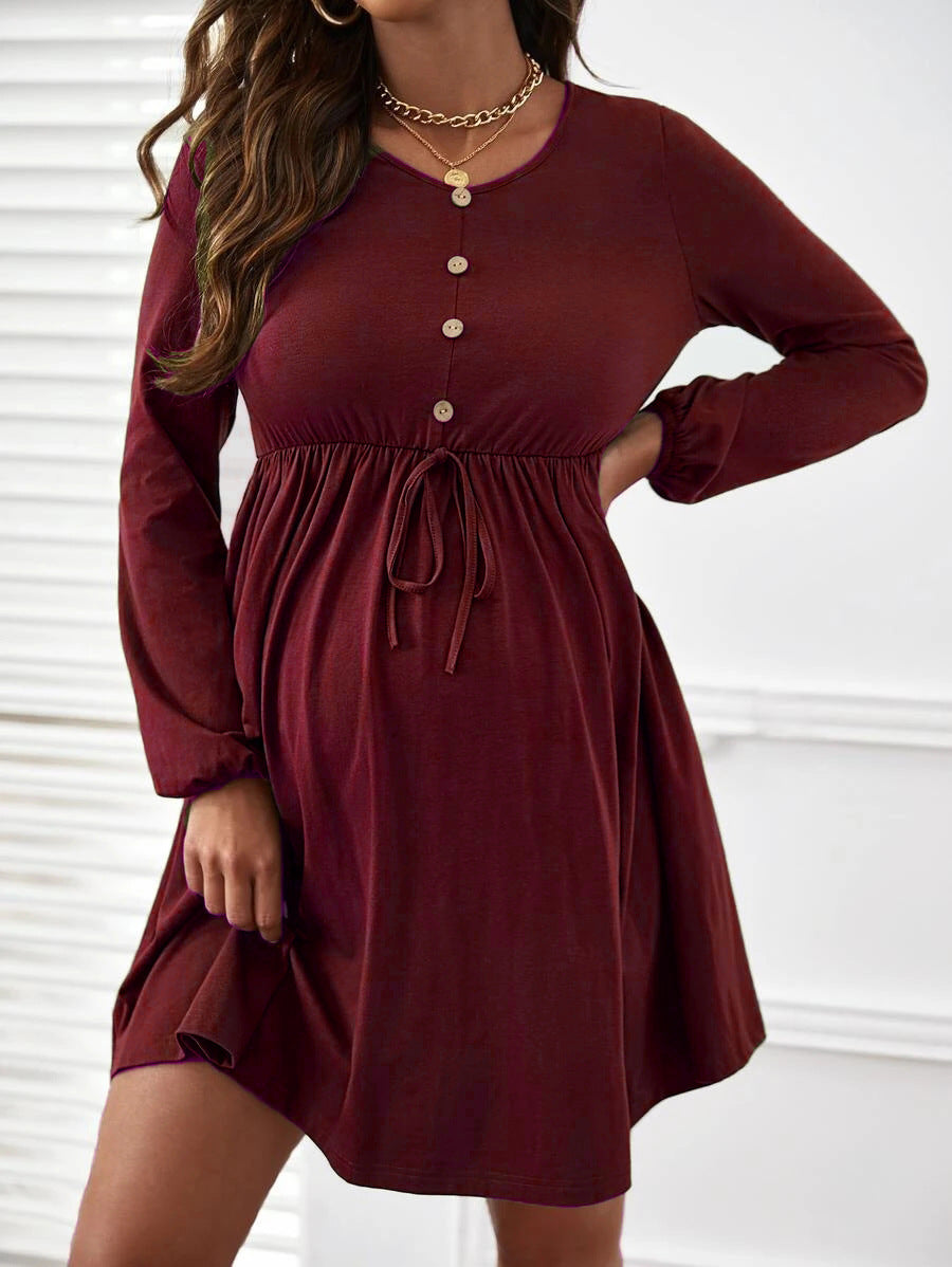 Women’s Long Sleeve Maternity Dress