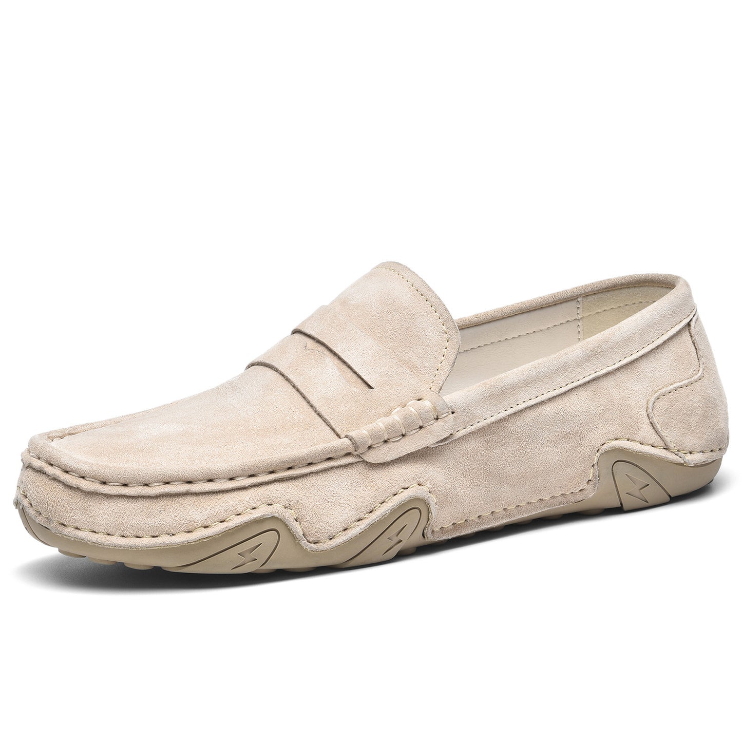Men’s Genuine Suede Slip-On Loafers