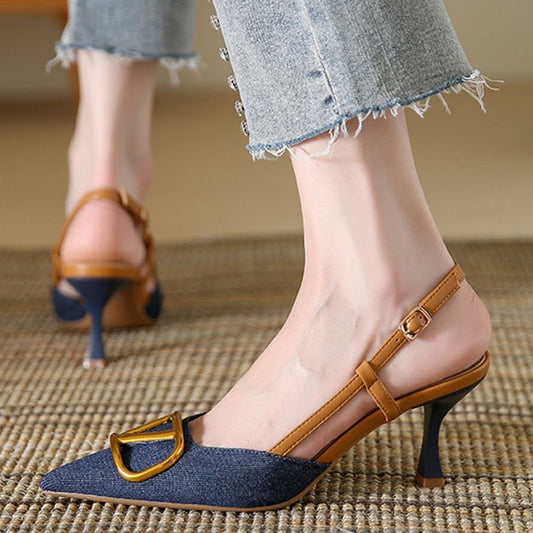 Women’s French Pointed-Toe Stiletto Heels