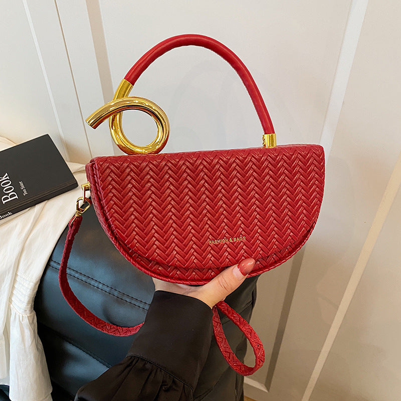 Women’s Light Luxury Saddle Crossbody Bag
