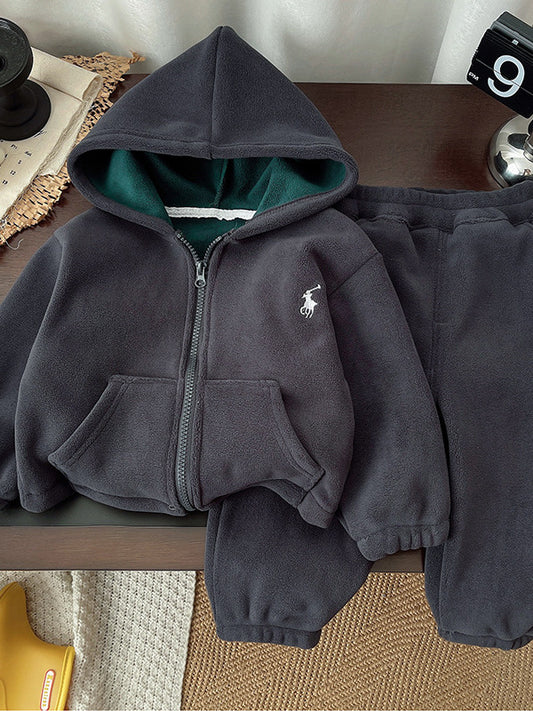 Kids’ Fleece Hooded 2-Piece Set