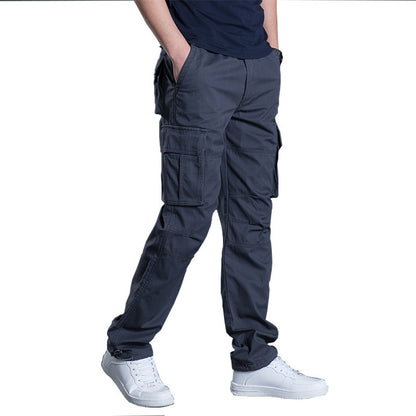 Men’s Cotton Multi-Pocket Work Pants