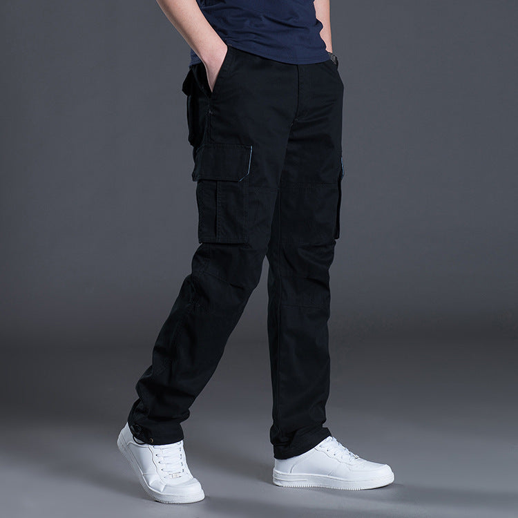 Men’s Cotton Multi-Pocket Work Pants
