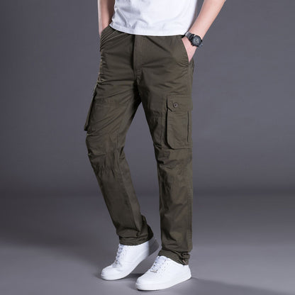 Men’s Cotton Multi-Pocket Work Pants