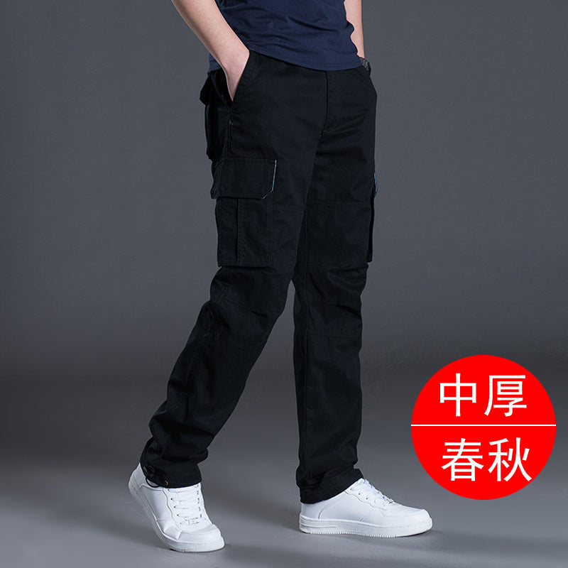 Men’s Cotton Multi-Pocket Work Pants