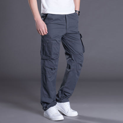 Men’s Cotton Multi-Pocket Work Pants