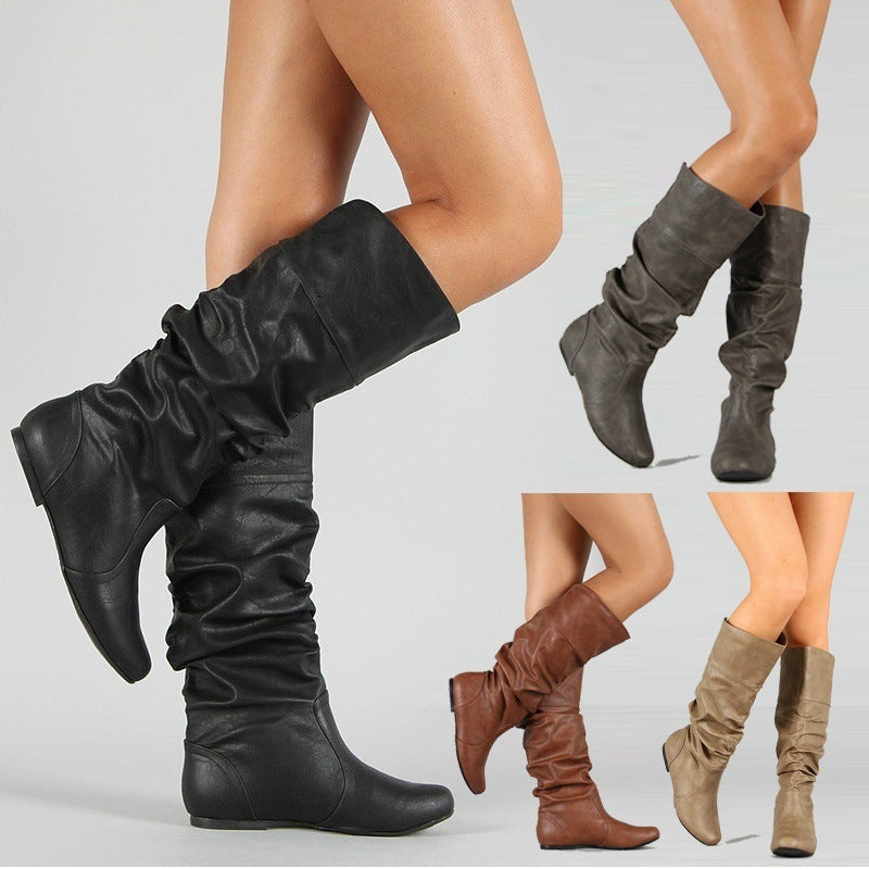 Women’s Winter Flat Long Boots