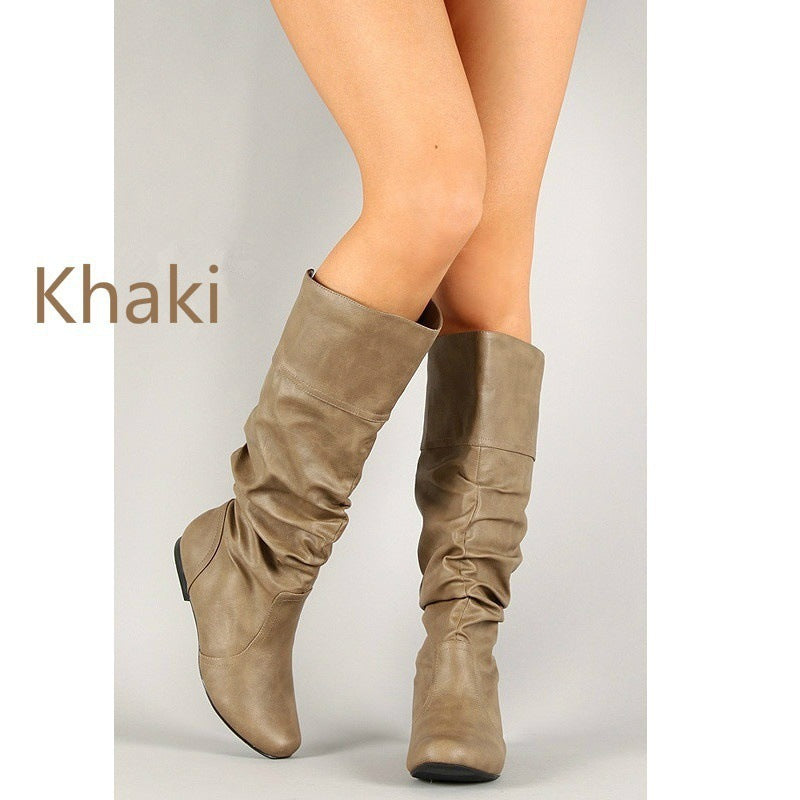 Women’s Winter Flat Long Boots