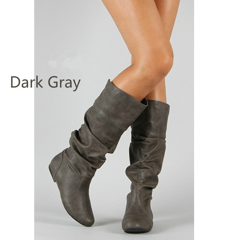 Women’s Winter Flat Long Boots