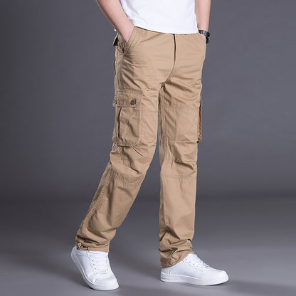Men’s Loose Straight-Leg Cargo Pants