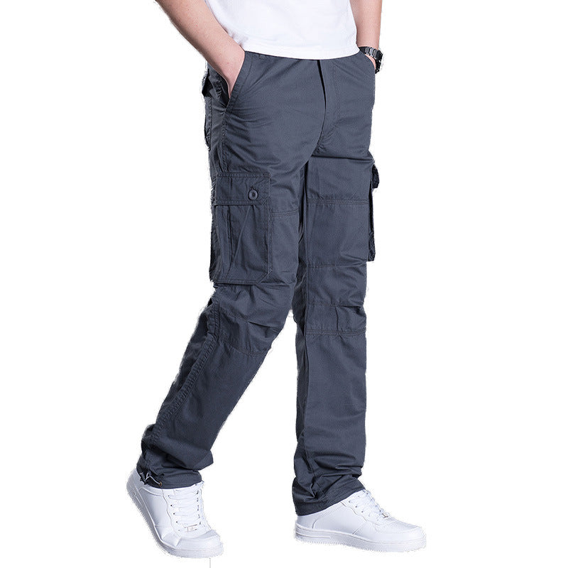 Men’s Loose Straight-Leg Cargo Pants