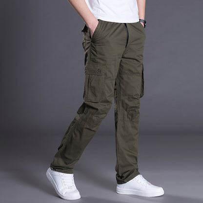 Men’s Loose Straight-Leg Cargo Pants