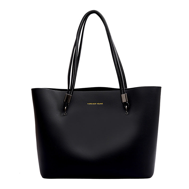 Women’s Minimalist Soft Leather Tote Bag