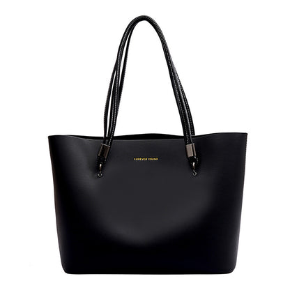 Women’s Minimalist Soft Leather Tote Bag