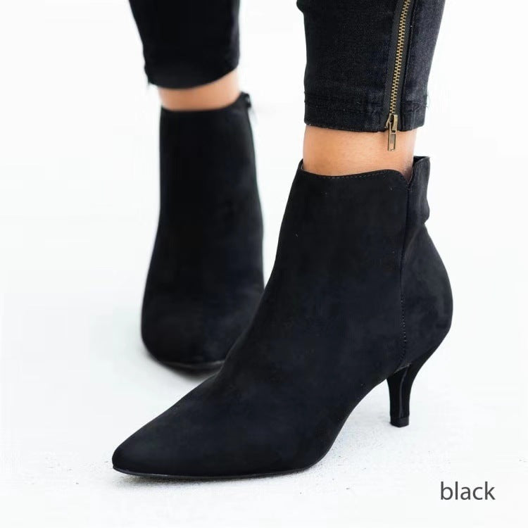 Women’s Snake Print Stiletto Ankle Boots