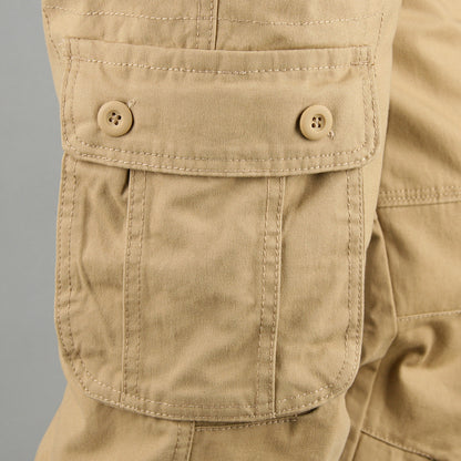 Men’s Multi-Pocket Cargo Straight-Leg Pants