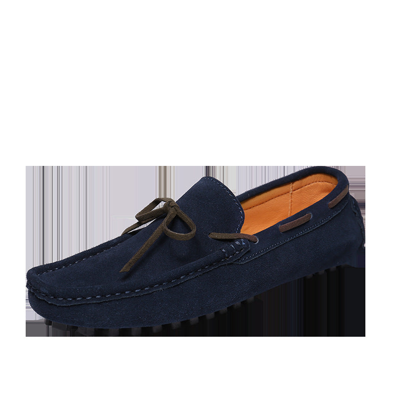 Men’s Genuine Leather Suede Slip-On Casual Shoes