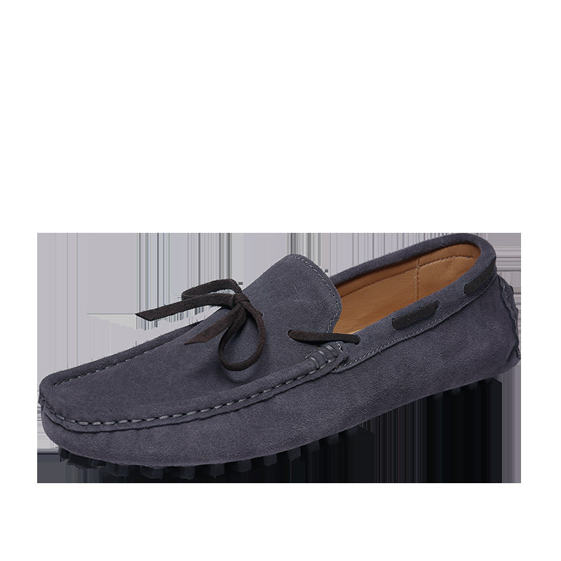 Men’s Genuine Leather Suede Slip-On Casual Shoes