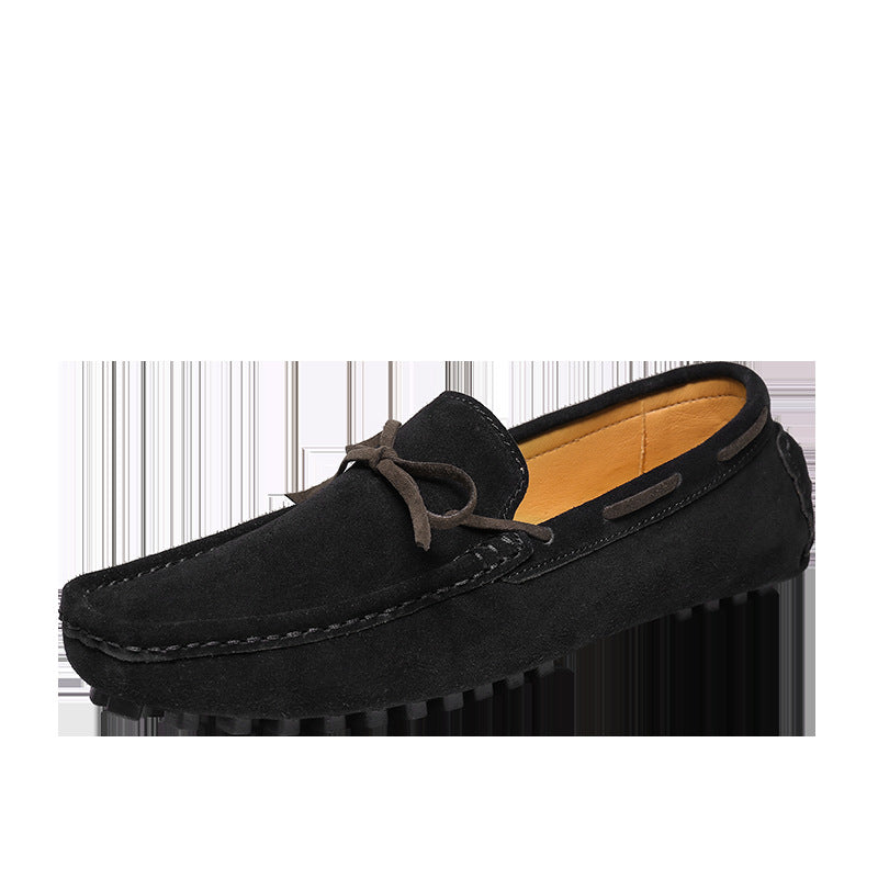 Men’s Genuine Leather Suede Slip-On Casual Shoes