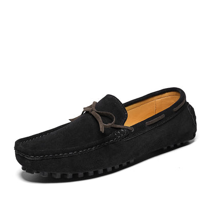 Men’s Genuine Leather Suede Slip-On Casual Shoes