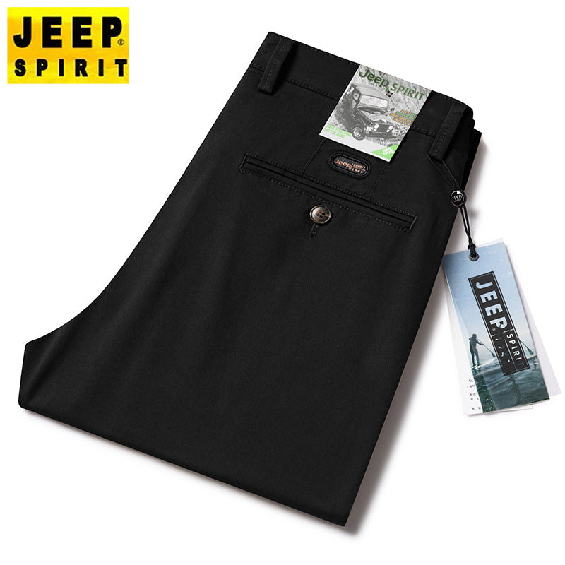 Men’s Lightweight Cotton Casual Business Pants