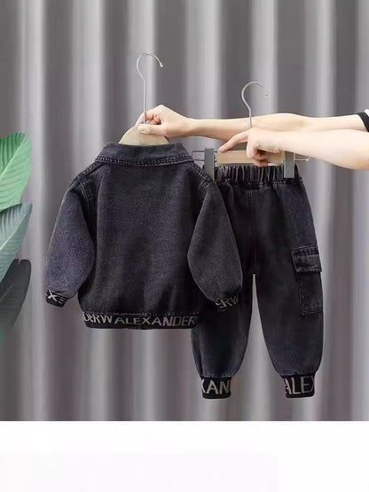 Boys’ Denim Two-Piece Outfit Set