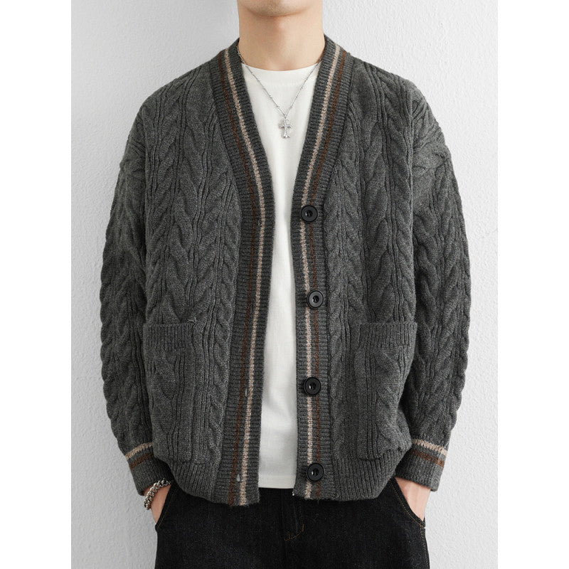 Men’s Casual Knit Cardigan Sweater