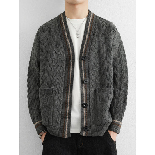 Men’s Casual Knit Cardigan Sweater