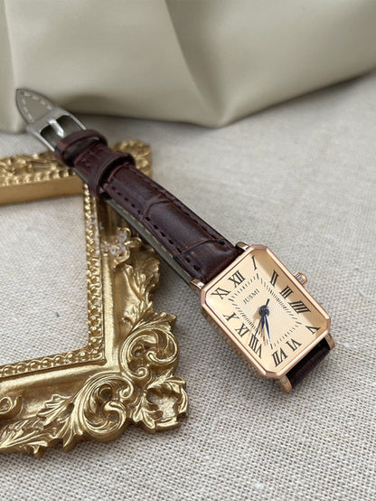 Women’s Roman Dial Square Quartz Watch