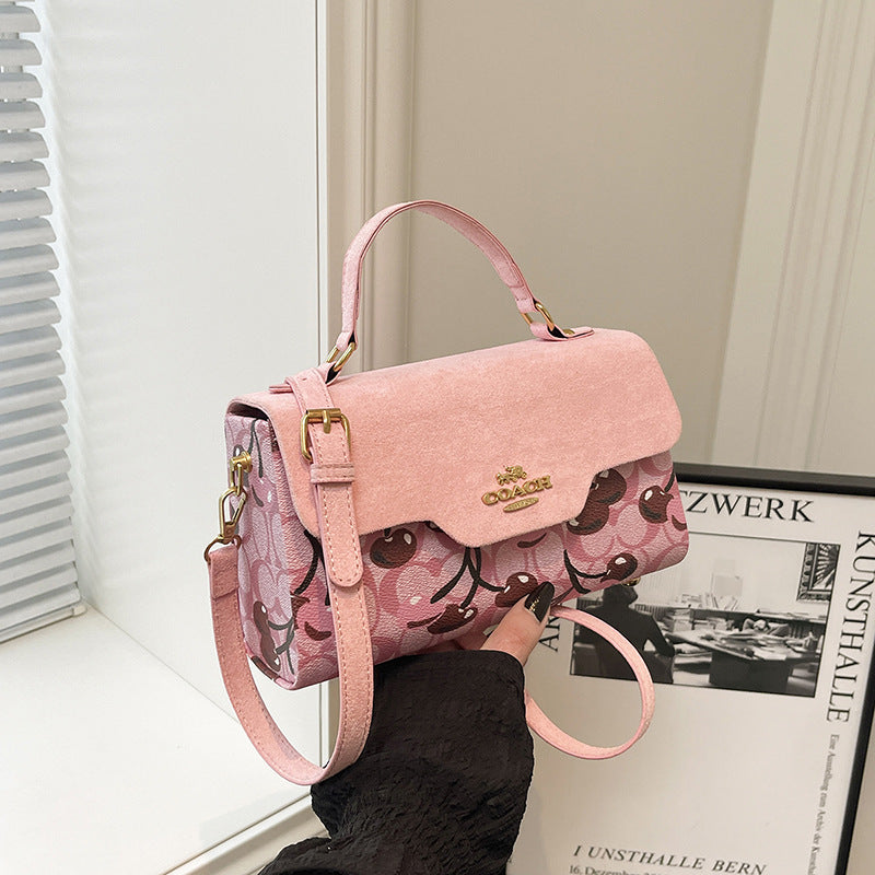 Women’s Vintage Matte Small Square Crossbody Bag