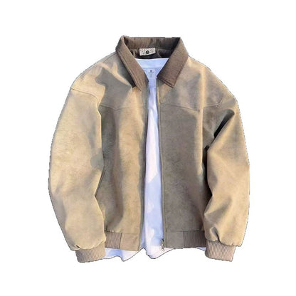 Men’s Gray Stripe Tie-Dye Detroit Workwear Jacket