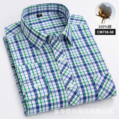 Men’s Cotton Check Casual Shirt
