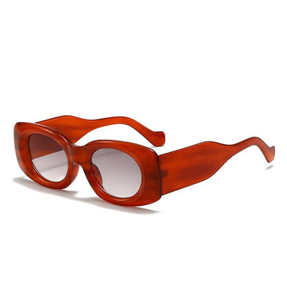 Retro Square Frame UV Protection Sunglasses