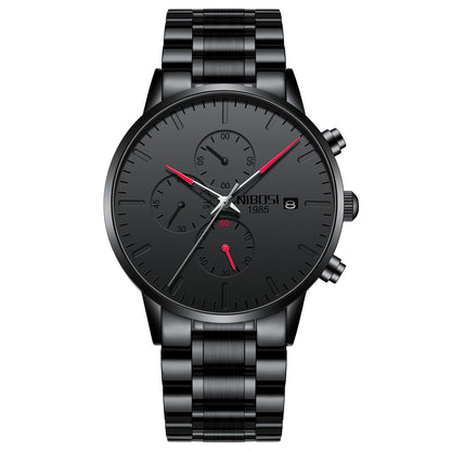 Nibosi Men’s Minimalist Waterproof Quartz Watch