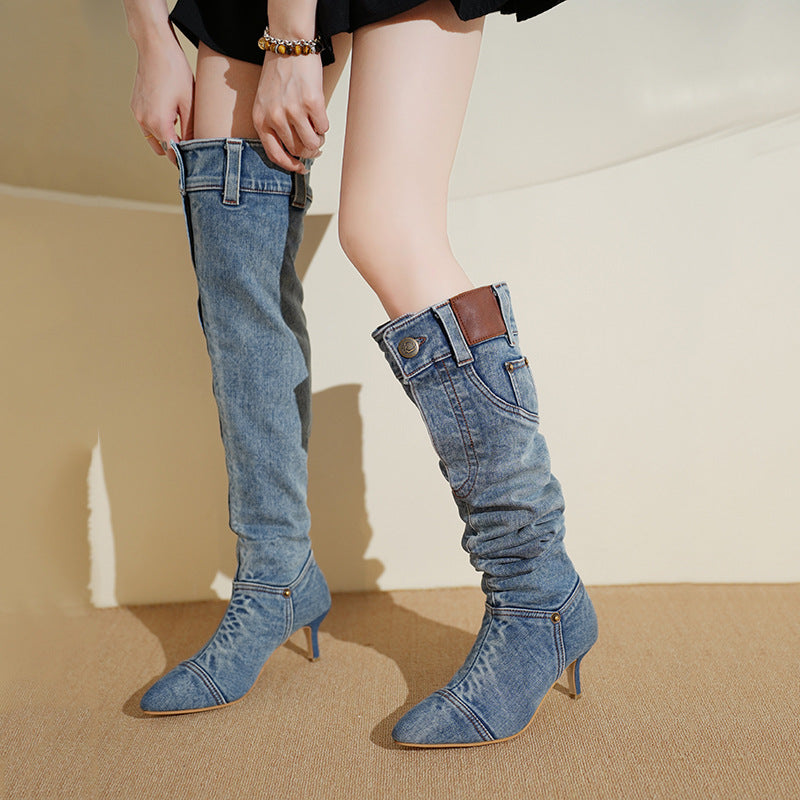 Women’s Vintage Western Stiletto Cowboy Boots