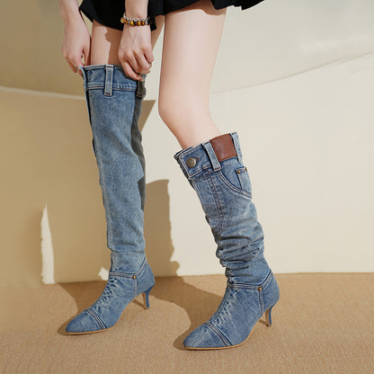Women’s Vintage Western Stiletto Cowboy Boots