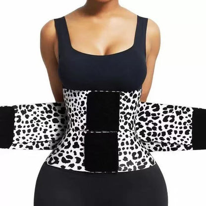 Cross-border abdominal belt waist postpartum autumn and winter plus-size double-layer women's slimming abdominal tucking warm belt spot wholesale