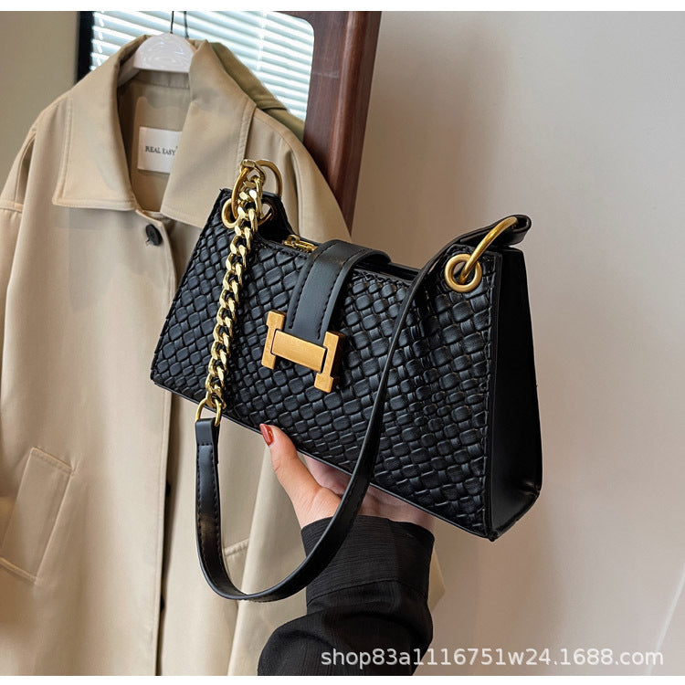 Women’s Metal Buckle Small Square Crossbody Bag